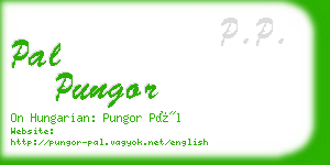 pal pungor business card